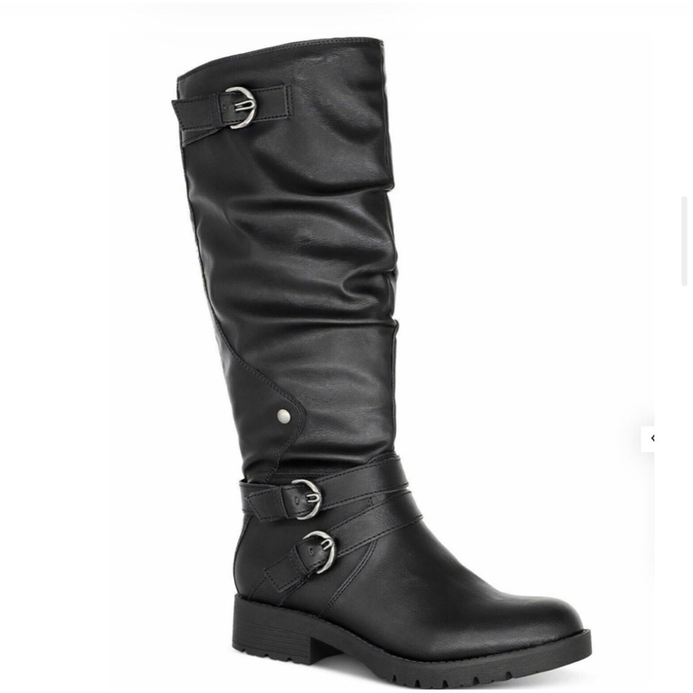 Brinleyp Women's Black Knee-High Boots Size 5.5 M